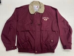 VTG Pro Celebrity Virginia Tech VT Hokies Dupont Teflon windbreaker jacket, M